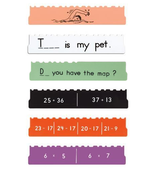 Language and Math Strip Set Bundle for Grades 2-3