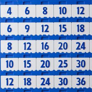 Replacement Multiplication Number Tile for Multiplication Board