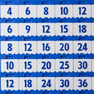 Replacement Multiplication Number Tile for Multiplication Board